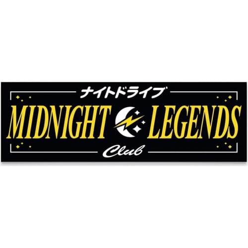 Car Styling Vinyl Stickers for Kamikaze Japan Midnight Legends Graphics Motor Bikes Electric Computer Case Decal Waterproof