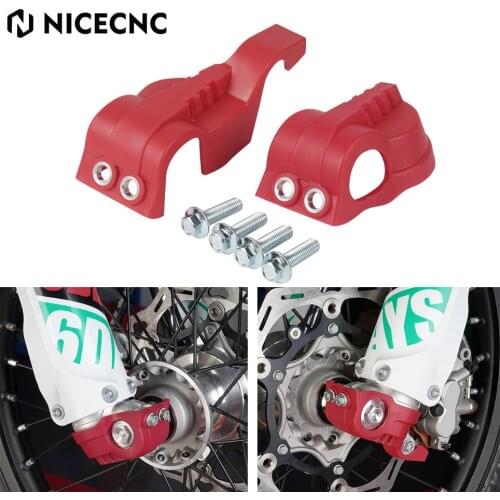NICECNC Lower Fork Leg Shoe Guard Protector For Gas Gas 2-STROKE EX300 EC250 MC125 4-STROKE EX EC 250F 350F EX 450F 2021