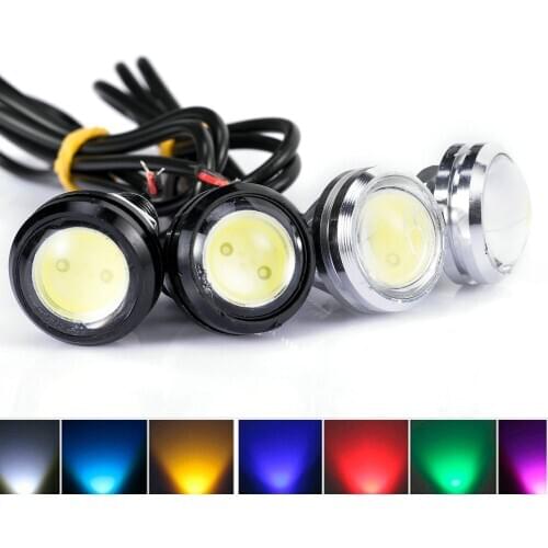 10pcs 12V DC LED 18mm Eagle Eye Light High Power lamp Daytime Running Light parking light Auto Fog bulb Backup DRL car styling