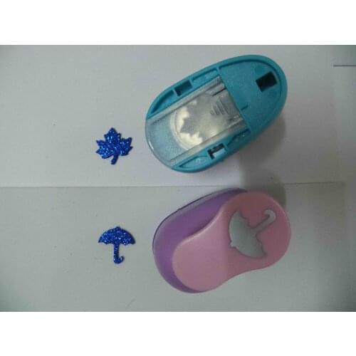 2pcs(2.5cm) maple and umbrella shape craft punch set Punch Craft Scrapbooking school Paper Puncher eva hole punch free shipping