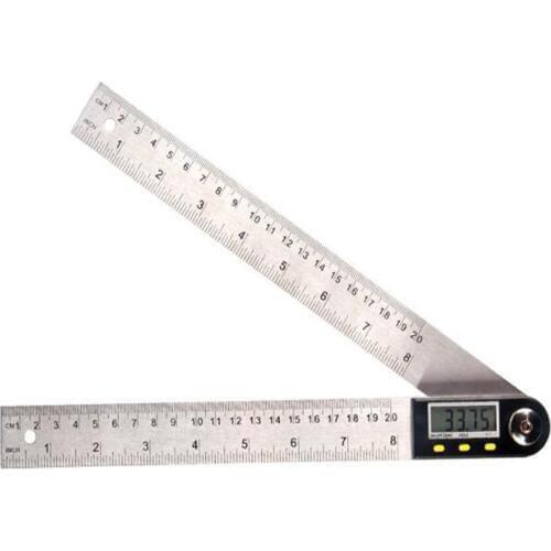 200mm Digital Protractor Inclinometer Goniometer Level Measuring Tool Electronic Angle Gauge Stainless Steel Angle Ruler
