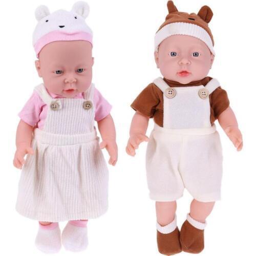 41cm Cute Simulation Reborn Baby Doll Kids Sleeping Playmate Toy Children Accompany Calm Toy Gifts High Quality Dolls