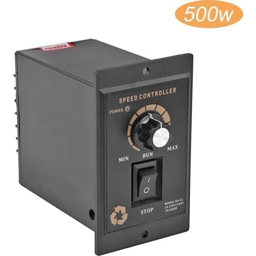 500W AC 220V Motor Speed Controller Pinpoint Regulator Controller Forward and Backward AC regulated speed motor controller