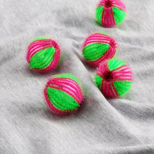 6pcs Laundry Ball Magic Hair Removal Clothes Personal Care Hair Ball Washing Machine Cleaning Ball Grabs Fuzz Hair Laundry Ball