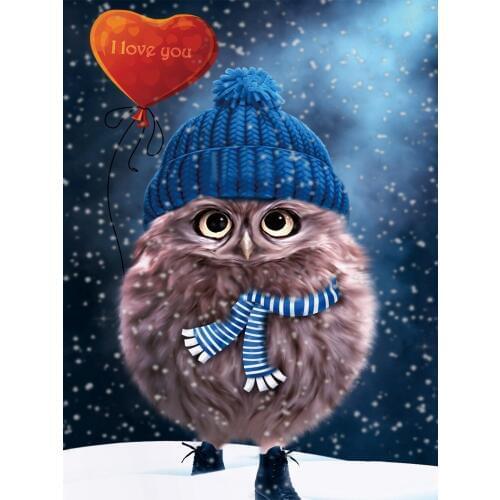 DIY kit Diamond painting owl rhinestones diamond mosaic diamond embroidery 5D diamond painting cross stitch beaded embroidery