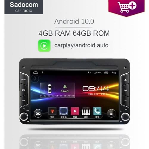 7" DSP Android 10.0 Car DVD player autoradio 64GB ROM 4GB RAM GPS For Alfa Romeo Spider Alfa Romeo 159 Brera 159 Sportwagon