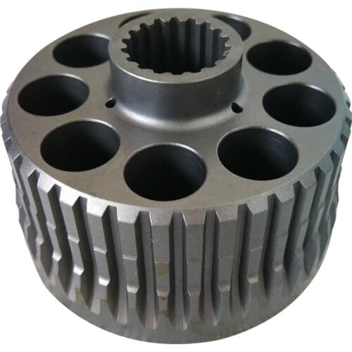 Cylinder block MAG18 hydraulic motor parts for repair KAYABA pump small excavator walking motor
