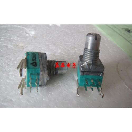 DELTA Emperor Feng R09 B203 20K with stand seal double volume potentiometer handle length 10MM round handle switch
