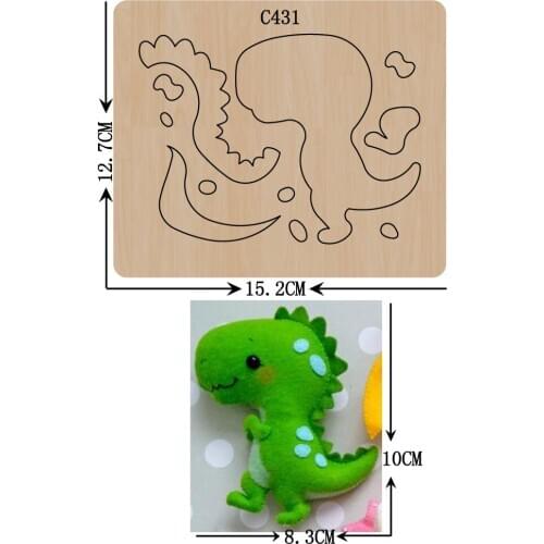 New dinosaur Wooden die Scrapbooking C-431 Cutting Dies Multiple sizes