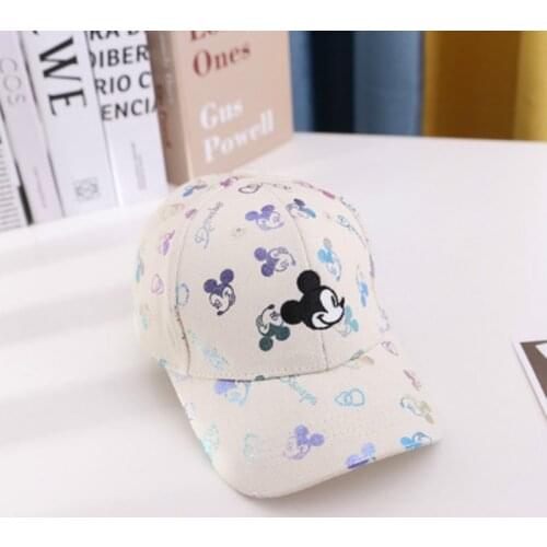 Disney Mickey Mouse Hat Boy Girl Caps Minnie Mouse Anime Children Adult Baseball Caps Adjustable Sun Hat for Kids Gifts
