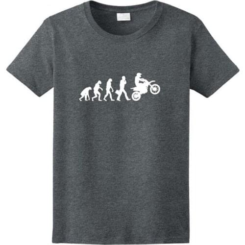 Motorcycling Evolution Motocross Men t-shirts t shirts tshirts Short-sleeved Suppliers Cropped Faith Egyptian Organic Embroidery