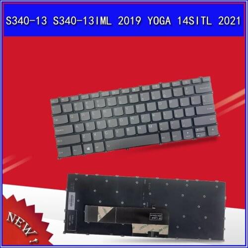 Laptop Keyboard for Lenovo S340-13 S340-13IML YOGA 14SITL 2021 Notebook Replace Keyboard