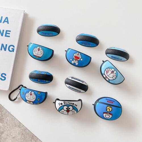 Cute Cartoon Doraemon Earphone Protective Cases For Huawei Freebuds 4i Case Silicone Headset Cover For Freebuds 4i Funda Coque