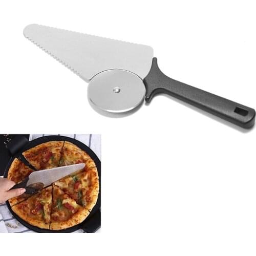 Stainless Steel Pizza Cutter Multifunction Server Slicer Household Pizza Knife Cake Tools Waffles Dough Cookies Kitchen Tools