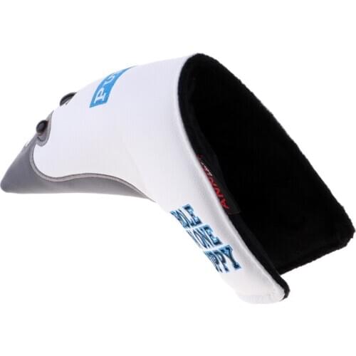 First Class Golf Club Putter Headcover Dog Pattern Protector Closure L