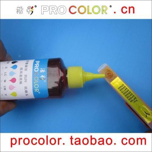 PROCOLOR Best photo CISS ink Refill kit dye ink for EPSON IC70 ICC70 EP-306 EP306 EP 306 976A3 976 EP-976A3 EP976A3 EP-976 EP976