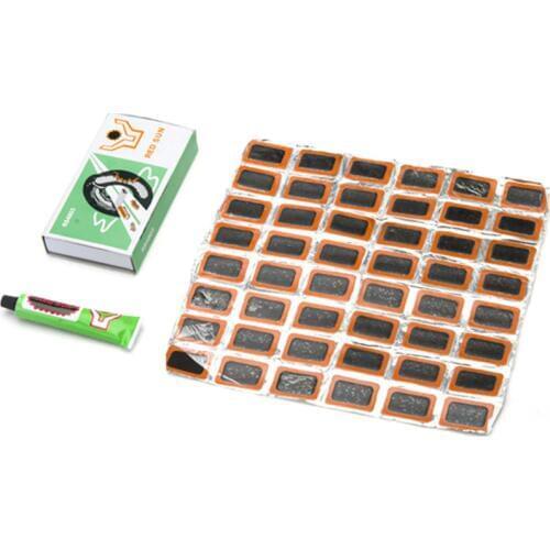 ROBESBON 240PCS Rubber Bicycle Tire Patch Cycle Glue Repair Tool Kits Cycling Bike Tyre Inner Tube Puncture Rubber Patch Piece