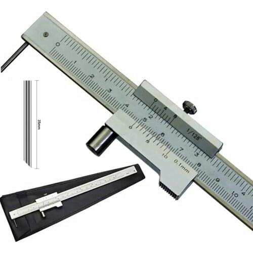 Parallel crossed caliper 0-200mm stainless steel parallel crossed vernier caliper Marking caliper gauge with Carbide scriber