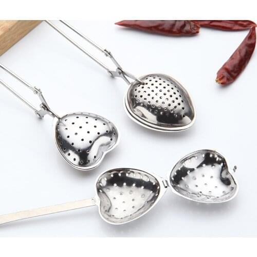 Wholesale Creative Stainless Steel Tea Infuser Sphere Mesh Tea Strainer Coffee Herb Spice Filter Diffuser Handle Tea Ball