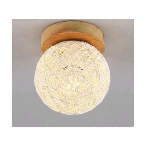 Modern fashion charming handmade paper ceiling lights Creative minimalist LED E27 lamp for corridor&porch&stairs AOMJ001