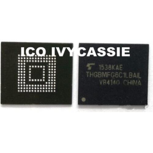 THGBMFG6C1LBAIL eMMC 8GB NAND Flash Memory IC Chip BGA153 Used 100% Tested Good