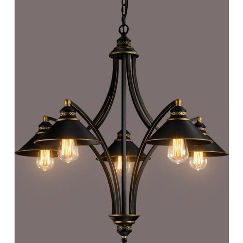 Loft Vintage pendant lights Iron Lamp for Kitchen Bedroom Home Decoration E27 Edison bulb lamparas colgante handing lighting