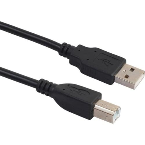 1.5m/3m USB 2.0 High Speed Cable Printer Lead A to B Long Black Shielded Tool