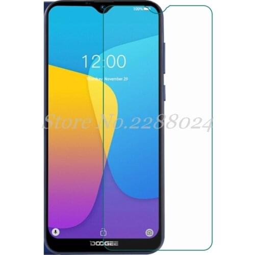 Smartphone 9H Tempered Glass for Doogee Y8c 6.1" GLASS Protective Film Screen Protector cover phone