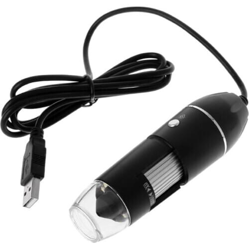 1000X USB Digital Microscope Camera Endoscope 8LED Magnifier with Metal Stand For Windows 964E
