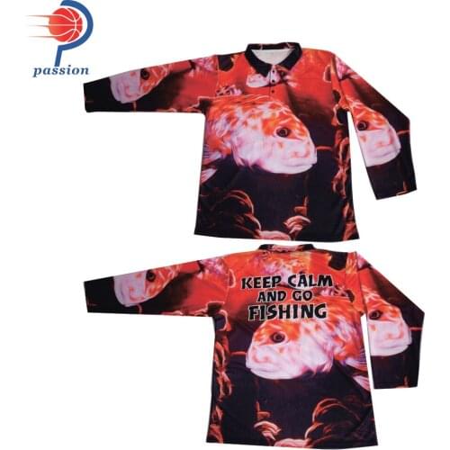 5 pcs $28 Each Custom Design Fully Sublimation Fishing Shirts Factory Price