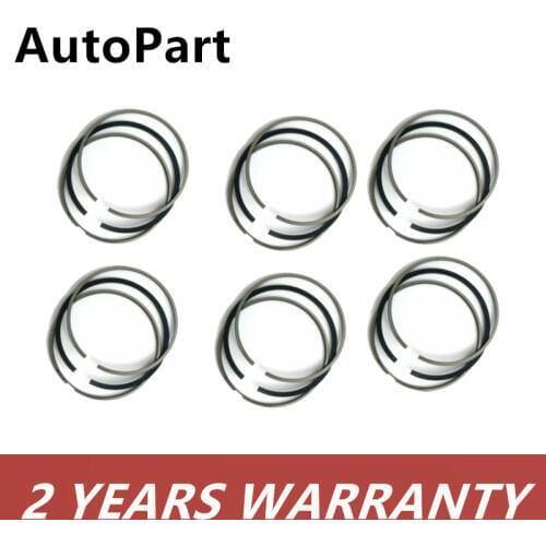 6x Engine Piston Rings 3.2L R32 R30 84mm Repair Set For Audi A3 TT Porsche VW Multivan Golf T5 Touareg 022198151B 022198151