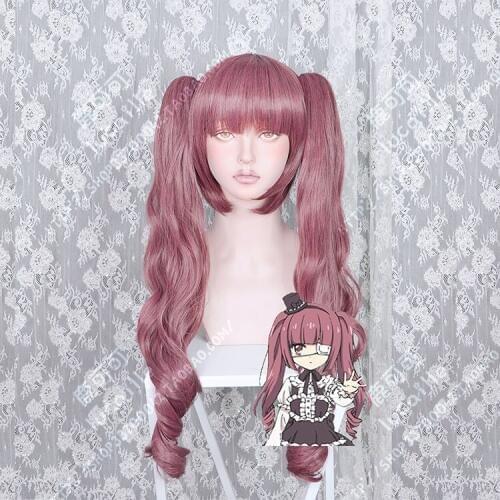 Anime Dropkick On My Devil Cosplay Wigs Yurine Hanazono Heat Resistant Synthetic Hair Wig + Wig Cap