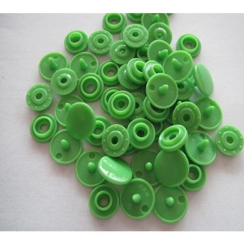 Free shipping 20 sets T3(10.7mm) KAM B14 snap button for sewing baby color plastic fastener snap button Spring green color