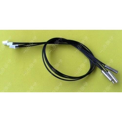 Free ship 50pcs/lot Custom made 390 mm NTC temperature sensor 10K 1% 3950 NTC sensor