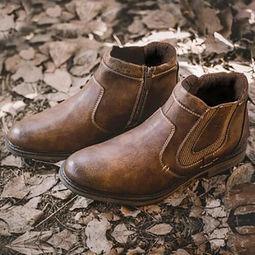 Мужские ботинки челси Brcchenxi China At AliExpress