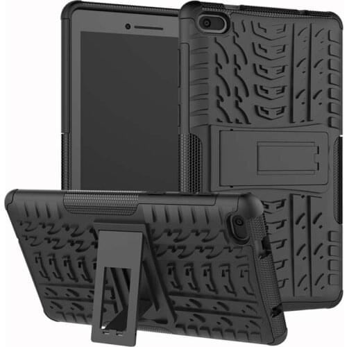 Case for Lenovo Tab E7 TB-7104F/N/X 7.0" Stand Cover Shockproof Rubber Bumper Dual Layer Armor Cover