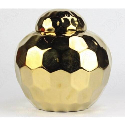 European Ceramic Storage Jar Honeycomb Decorative Living Room Desktop Vase Creativity Hotel Front Desk Dried Flowers Organizer