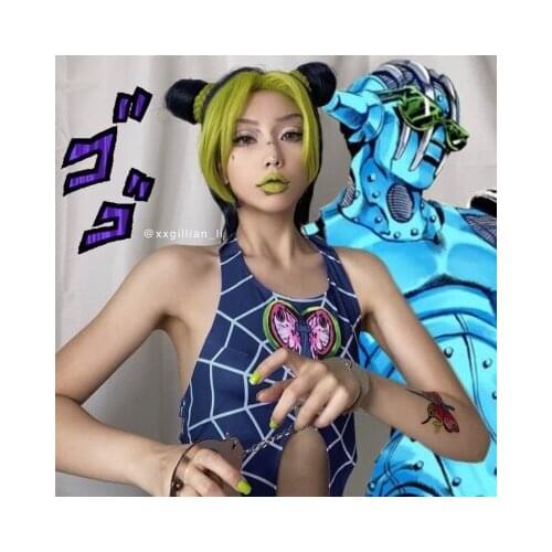 JoJos Bizarre Adventure Part5 VENTO AUREO Golden Wind Jolyne Cujoh Cosplay Costume