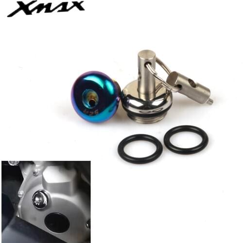 Motorcycle Stainless Steel Oil Gauge The Anti-Theft Oil Filler Cap Decoration Screws For YAMAHA X-Max 300 XMAX300