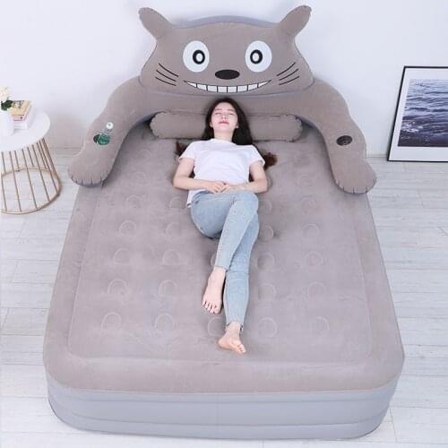 Cartoon mattress Totoro Inflated bed mattress Suitable for children tatami mats Lovely small bedroom Foldable bed easy to carry