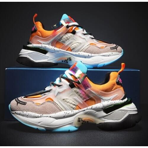 Mens Colorful dad Casual Shoes Trainers Breathable Sneakers men zapatillas hombre Men Shoes chaussure homme chaussure homme