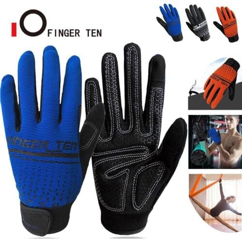 Professional Gym Fitness Gloves Men Women Full Finger Power Weight Lifting Crossfit Workout Bodybuilding Sports Drop Shipping