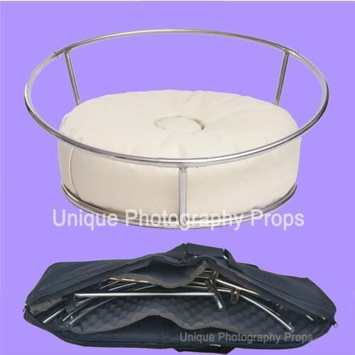 Traveler Size Posing Frame Beanbag Set Newborn photography props background frame Bebe Poser Photography Bean bag