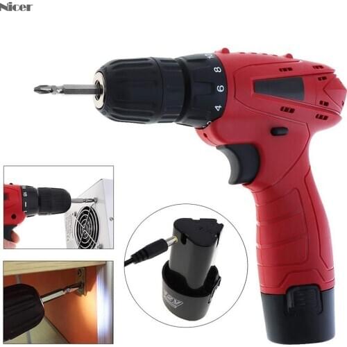 12V Electric Screwdriver Lithium Battery Rechargeable Multifunction Cordless Drill LED Light Power Tools Parafusadeira Furadeira