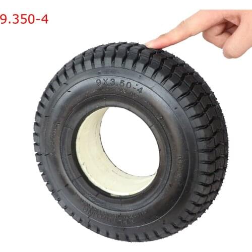9x3.50-4 Solid Tubeless Tire for Gas Scooter Skateboard Pocket Bike Electric Tricycle Explosion Proof Tyre Accessories