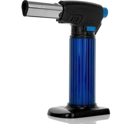 Windproof Jet Lighter Butane Gas Refillable Cigar Cigarette Lighter Flame Torch Lock Camping Without Gas Fuel