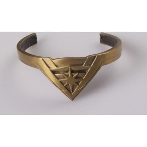 Movie Jewelry Wonder Charm Bangle Diana Prince Tiara Bracelets Bangles for Women Men Jewelry Gift