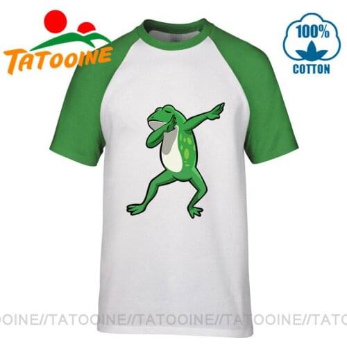 Tatooine Funny Kids design Cutie Frog dabbing T-shirt boys Kawaii Dab Frog T shirts men 2020 Fashion Short Sleeve Cotton Apparel