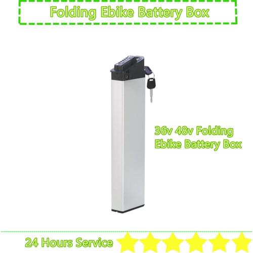 Original Folding Bike City Bike Ebike Battery Box 36V 10Ah 12Ah 14Ah 16Ah 17.5Ah 48V 10Ah 12Ah 13Ah 14Ah Battery Case Replace
