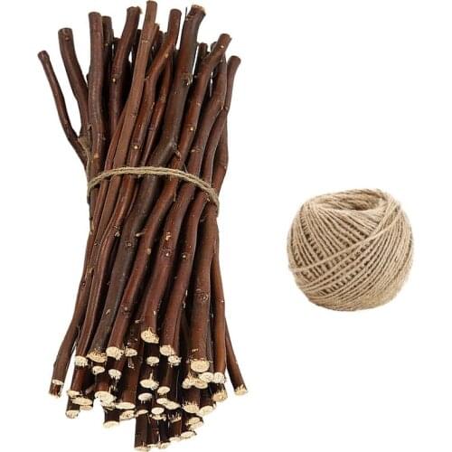 1 Set Christmas Branches Decor Wood Log Sticks For DIY Crafts Photo Props Christmas Party Hanging Accessories